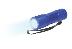 3 3/4" 9 LED Flashlight - Blue