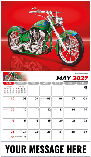 Motorcycle Mania - 2027 Promotional Calendar