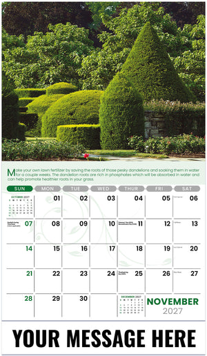 Go Green - 2027 Promotional Calendar