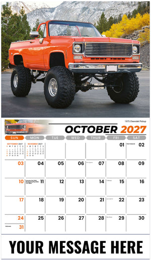 Pumped-Up Pickups - 2027 Promotional Calendar
