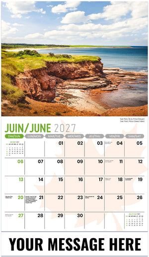 Scenes of Canada (Bilingual) - 2027 Promotional Calendar