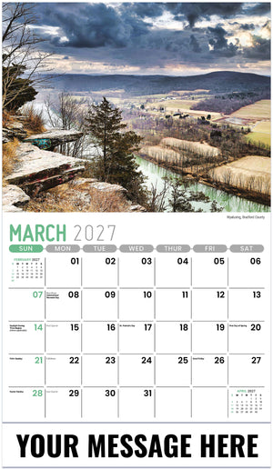 Scenes of Pennsylvania - 2027 Promotional Calendar