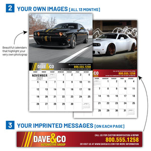 10-5/8" x 8-1/4" - Custom Wall Calendar - Full Color