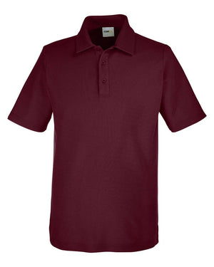 CORE365 Men's Fusion ChromaSoft™ Pique Polo - Burgundy