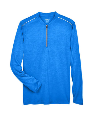 CORE365 Men's Kinetic Performance Quarter-Zip - True Royal/ Carbon