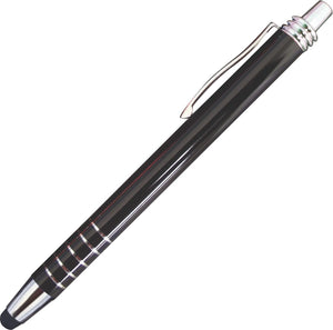 Civic Aluminum Coil Soft Stylus Pen - Black