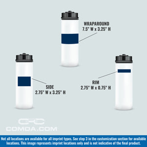 22 oz. Translucent Contour Bike Bottle