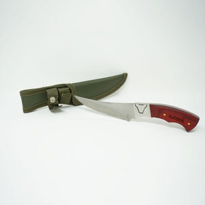 Stainless Steel Knife with Wood Handle - Stainless