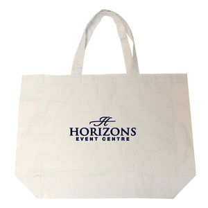 Natural Cotton Shopping Tote with Gusset - Natural