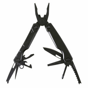 13 in 1 Multi-Tool with Black Pouch - Black