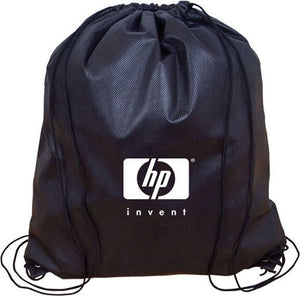 Small 90 d Drawstring Cinch Bag - Black