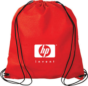 Small 90 d Drawstring Cinch Bag - Red