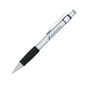 Charger Plastic Click-Action Promotional Pen - Silver