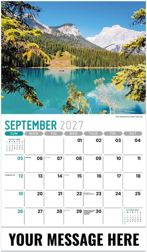 Scenes of Western Canada - 2027 Promotional Calendar