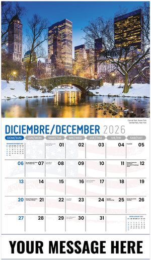 Scenes of America (Bilingual) - 2027 Promotional Calendar