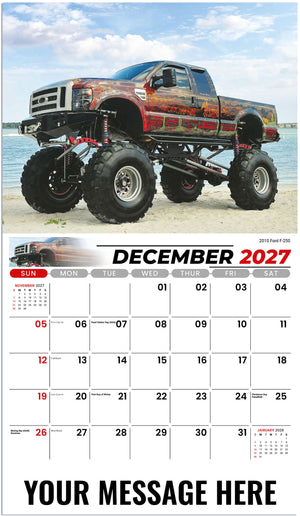 Pumped-Up Pickups - 2027 Promotional Calendar
