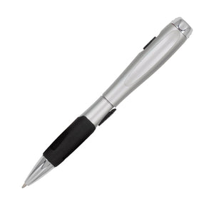 Eclipse LED Plastic Promotional Pen - Silver