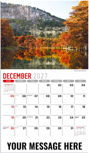 Scenes of Texas - 2027 Promotional Calendar