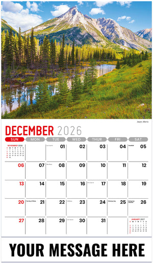 Scenes of Western Canada - 2027 Promotional Calendar