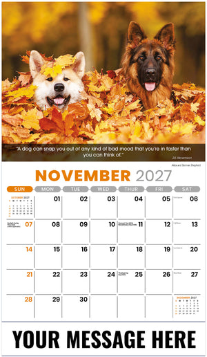 Dogs: Man's Best Friends - 2027 Promotional Calendar