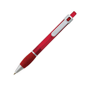 Falcon Plastic Click-Action Ballpoint Promotional Pen - Red
