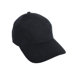 Ultra Light-Weight Diamond Weave Constructed Performance Cap - Black