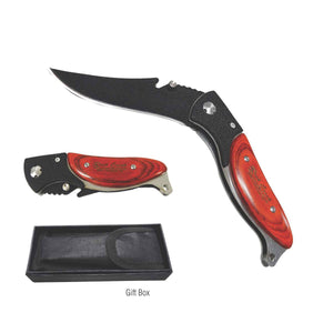 Rosewood Sporting Pocket Knife - group