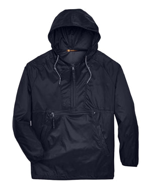 Harriton Adult Packable Nylon Jacket - Navy