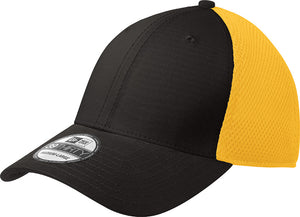 NEW ERA® Stretch Mesh Cap - Black With Gold