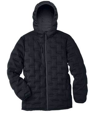 North End Men's Loft Puffer Jacket - Black/ Carbon