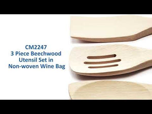 3 Piece Utensil Set in Wine Bag
