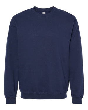 Gildan Adult Softstyle® Fleece Crew Sweatshirt - Navy
