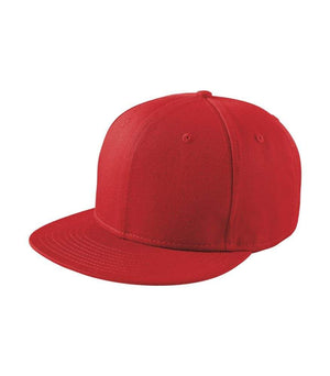NEW ERA® Flat Bill Snapback Cap - Custom Embroidered - Red