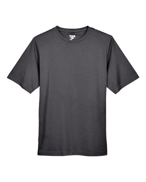 Team 365 Men's Sonic Heather Performance T-Shirt - Dark Grey Heather
