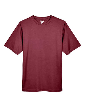 Team 365 Men's Sonic Heather Performance T-Shirt - Sport Maroon Heather