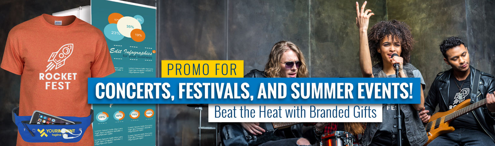 Promo for Concerts, Festivals, and Summer Events!