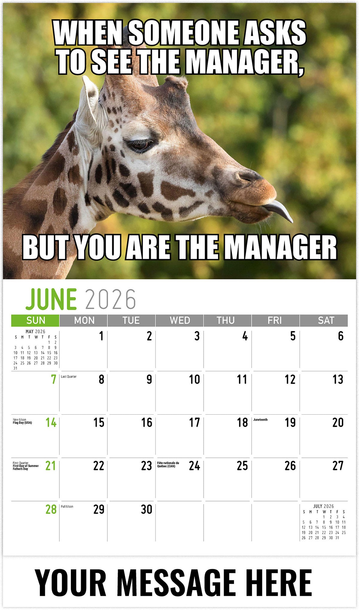 The Memeing of Life - 2026 Promotional Calendar