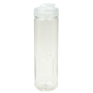 24 oz Prestige Bottle with Flip Top Lid - Clear With Clear Lid