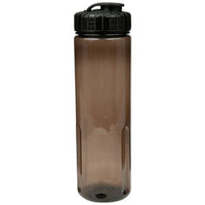 24 oz Prestige Bottle with Flip Top Lid - Translucent Smoke With Black Lid