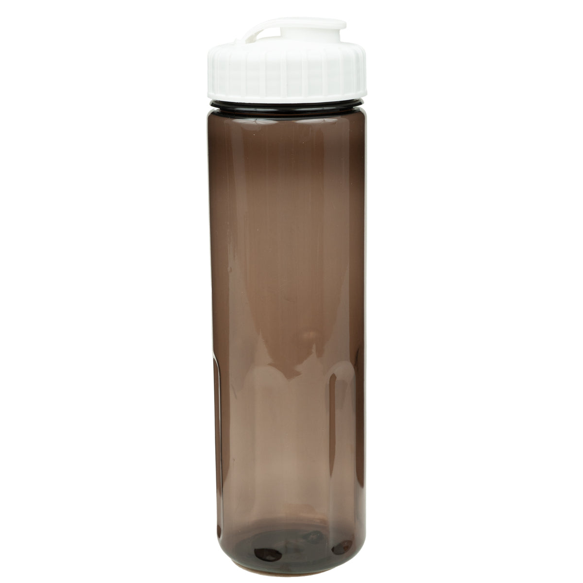 24 oz Prestige Bottle with Flip Top Lid - Translucent Smoke With White Lid