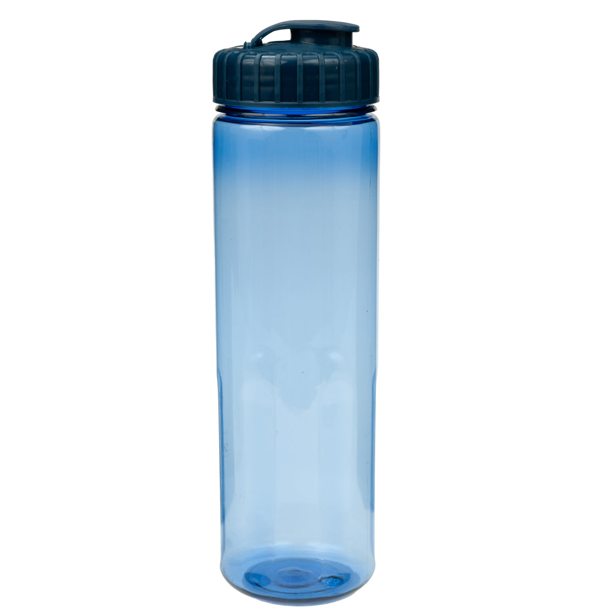24 oz Prestige Bottle with Flip Top Lid - Translucent Blue With Navy Lid