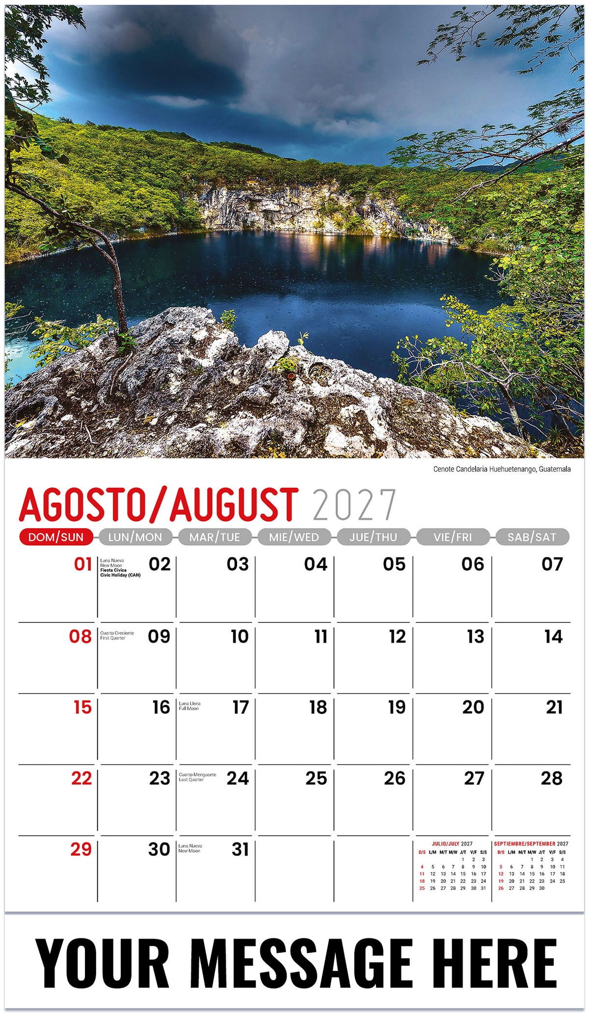 Beauty of Latin America (Bilingual) - 2027 Promotional Calendar