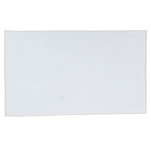 32" X 20" Washable Rug - White