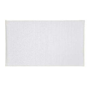 51" X  31 ½" Washable Rug - White