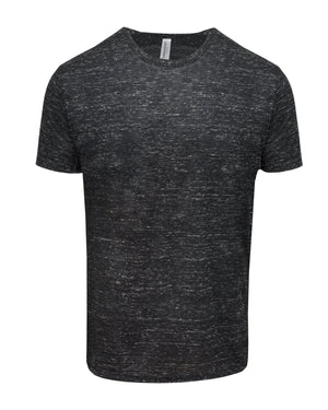 Threadfast Men's Blizzard Jersey Short-Sleeve T-Shirt - Black Blizzard
