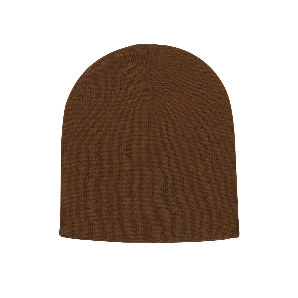 Knit Beanie Cap - Brown