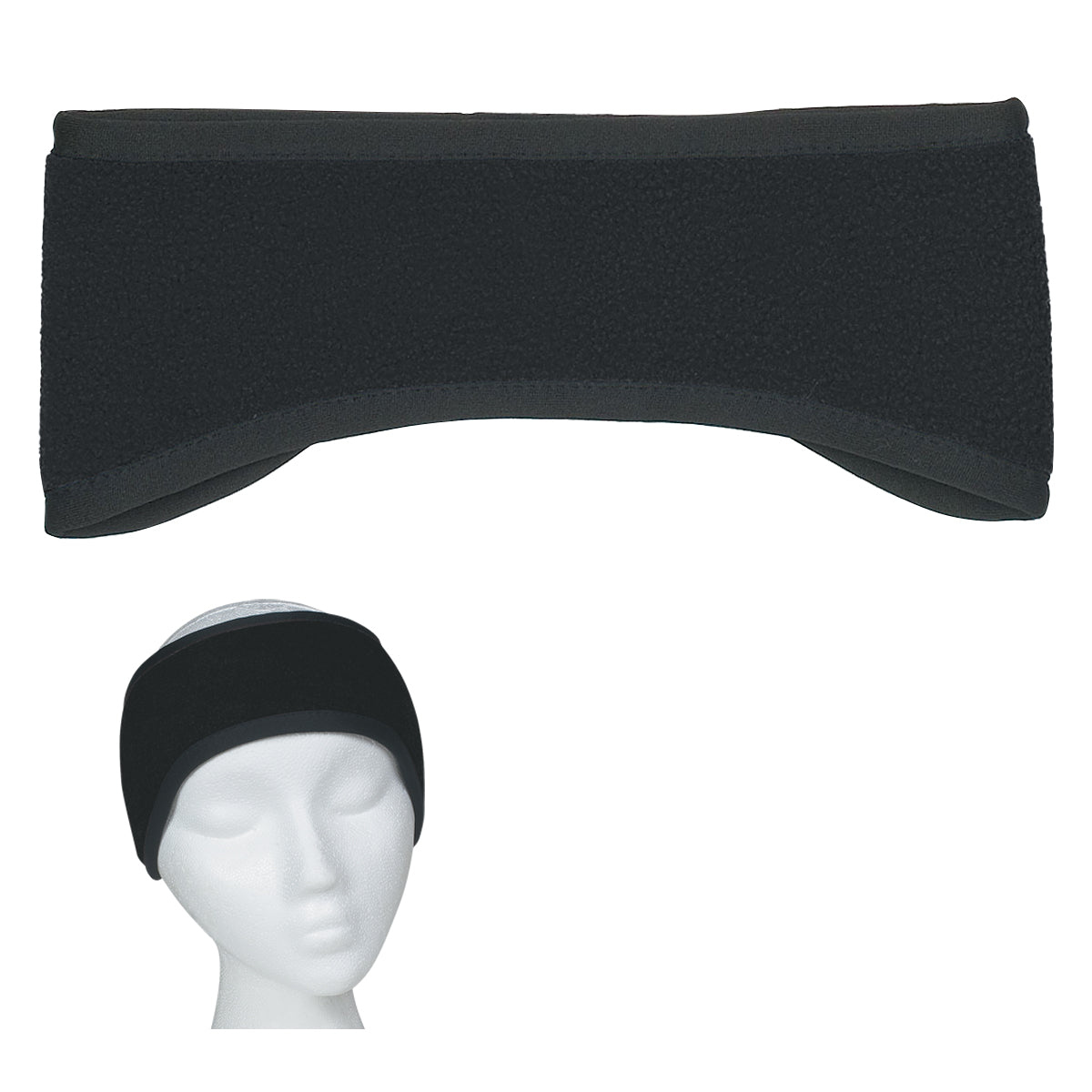 Fleece Ear Band - Black