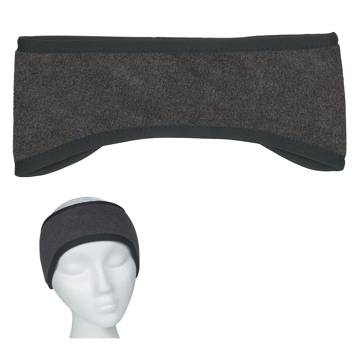 Fleece Ear Band - Charcoal