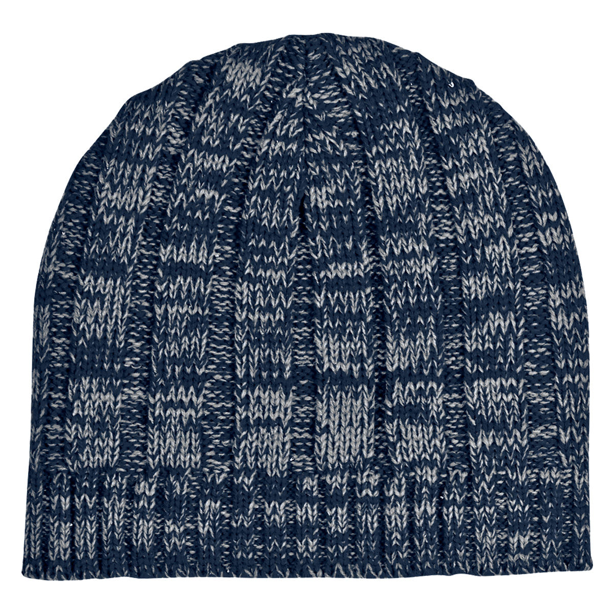 Knit Beanie Cap - Navy Blue
