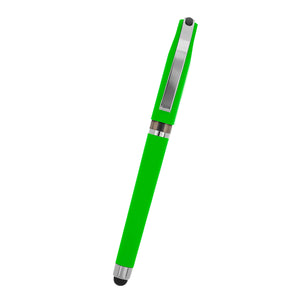 AVENDALE VELVET TOUCH STYLUS GEL PEN - Lime